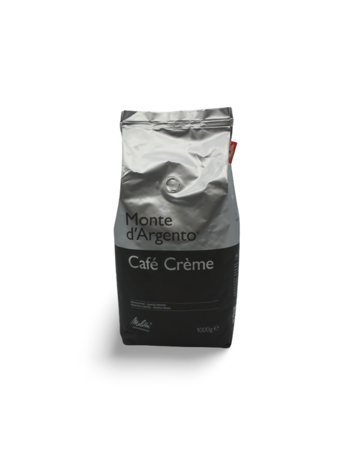 8 x 1kg ganze Kaffee-Bohne Melitta Monte D'ARGENTO Cafe Creme 